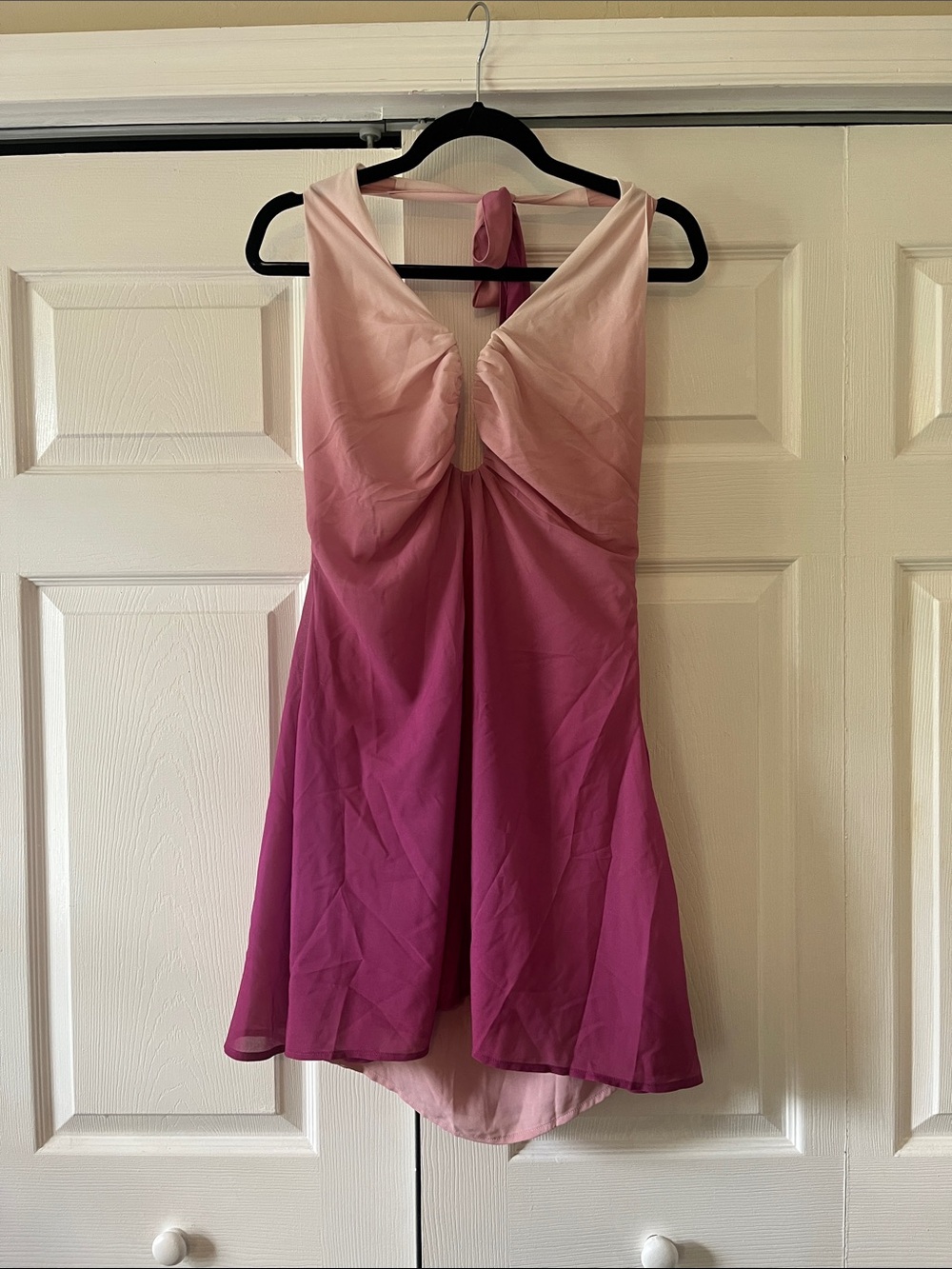 Meshki Women’s Pink Halter Dress